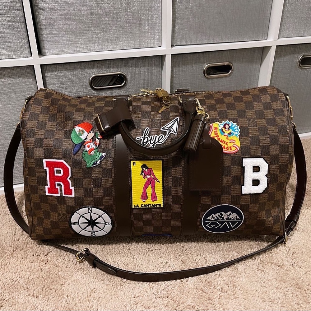 ✨NFS✨ Auth. Louis Vuitton Keepall Bandouliere 45✨ AFTER & BEFORE💕 In love🥰